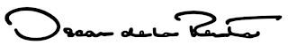 OSCAR DE LA RENTA logo