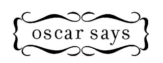 OSCAR SAYS logo