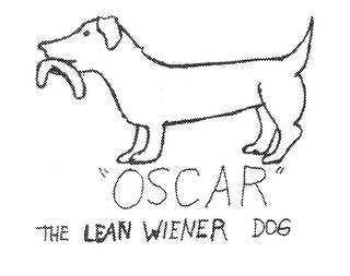 "OSCAR" THE LEAN WIENER DOG logo
