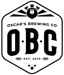 OSCAR'S BREWING CO O B C EST. 2019 logo