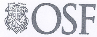 OSF DEUS MEUS ET OMNIA logo