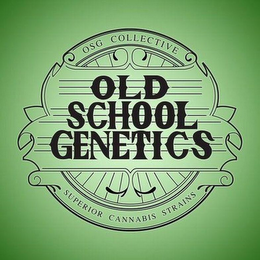OSG COLLECTIVE SUPERIOR CANNABIS STRAINS OLD SCHOOL GENETICS logo