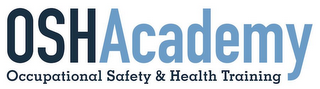 OSHACADEMY OCCUPATIONAL SAFETY & HEALTH TRAINING logo