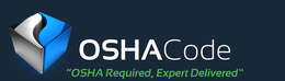 OSHACODE "OSHA REQUIRED, EXPERT DELIVERED" logo