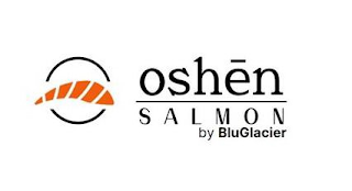 OSHEN SALMON BY BLUGLACIER logo