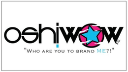 OSH!WOW INC. "WHO ARE YOU TO BRAND ME?!" logo