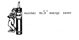 OSI ANOTHER MR."E" ENERGY SAVER logo