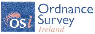 OSI ORDNANCE SURVEY IRELAND logo