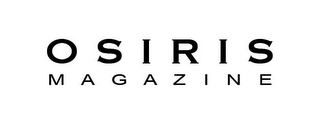 OSIRIS MAGAZINE logo
