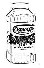 OSMOCOTE SLOW RELEASE PLANT FOOD OUTDOOR & INDOOR PLANT FOOD logo