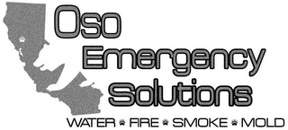 OSO EMERGENCY SOLUTIONS WATER FIRE SMOKE MOLD logo