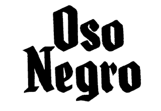 OSO NEGRO logo