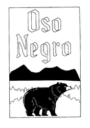 OSO NEGRO logo