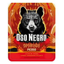 OSO NEGRO TAMARINDO PICOSO LICOR DE VODKA SABOR TAMARINDO PICANTE logo