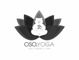 OSO.YOGA OM SHANTI OM logo