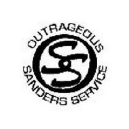 OSS OUTRAGEOUS SANDERS SERVICE logo