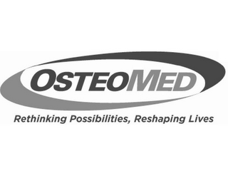OSTEOMED RETHINKING POSSIBILITIES, RESHAPING LIVES logo