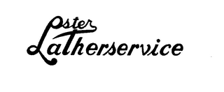 OSTER LATHERSERVICE logo