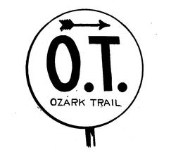 O.T. OZARK TRAIL logo