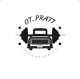 OT. PRATT EST. 2020 2020 TRUCKING SERVICE logo