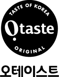 OTASTE TASTE OF KOREA ORIGINAL logo