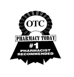 OTC PHARMACY TODAY #1 PHARMACIST RECOMMENDED logo
