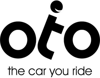 OTO THE CAR YOU RIDE logo