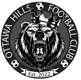OTTAWA HILLS FOOTBALL CLUB EST. 2022 logo