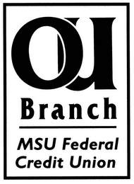 OU BRANCH MSU FEDERAL CREDIT UNION logo