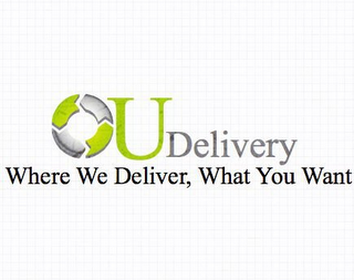 OU DELIVERY WHERE WE DELIVER, WHAT YOU WANT logo