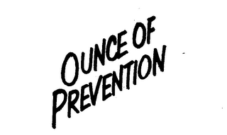 OUNCE OF PREVENTION logo
