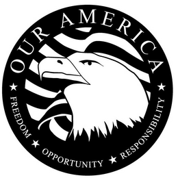 OUR AMERICA FREEDOM OPPORTUNITY RESPONSIBILITY logo