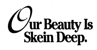 OUR BEAUTY IS SKEIN DEEP. logo
