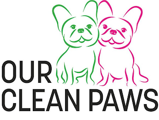 OUR CLEAN PAWS logo