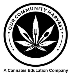 ··OUR COMMUNITY HARVEST·· A CANNABIS EDUCATION COMPANY logo