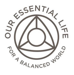 OUR ESSENTIAL LIFE FOR A BALANCED WORLD logo