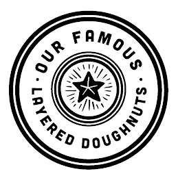 OUR FAMOUS LAYERED DOUGHNUTS logo