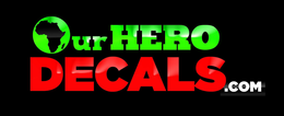 OUR HERO DECALS.COM logo