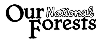 OUR NATIONAL FORESTS logo