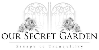 OUR SECRET GARDEN ESCAPE TO TRANQUILITY logo