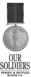 OUR SOLDIERS SPRING & BOTTLED WATER CO. OUR SOLDIERS SPRING & BOTTLED WATER CO. MMXIX logo