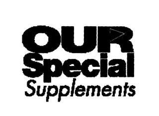 OUR SPECIAL SUPPLEMENTS logo