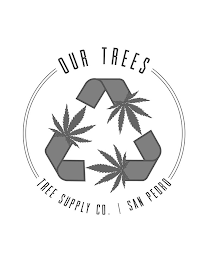 OUR TREES TREE SUPPLY CO. SAN PEDRO logo
