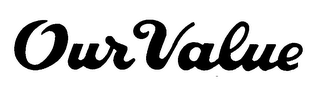 OUR VALUE logo
