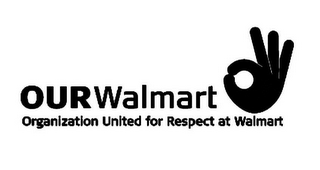 OUR WALMART  ORGANIZATION UNITED FOR RESPECT AT WALMART logo