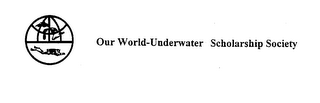 OUR WORLD-UNDERWATER SCHOLARSHIP SOCIETY logo