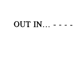 OUT IN... ---- logo
