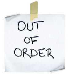 OUT OF ORDER logo