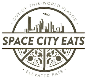 OUT-OF-THIS-WORLD FLAVOR SPACE CITY EATS ELEVATED EATS logo