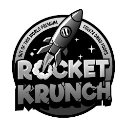 OUT OF THIS WORLD PREMIUM FREEZE DRIED FOODS RCKET KRUNCH logo